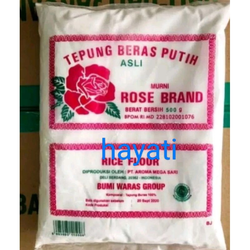 

tepung beras putih rose brand 500 gram