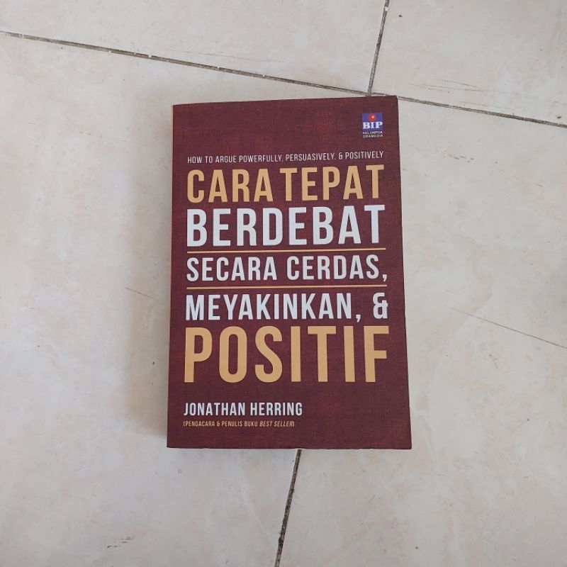 Harga cara tepat berdebat secara cerdas dan meyakinkan ori Terbaru Mar ...