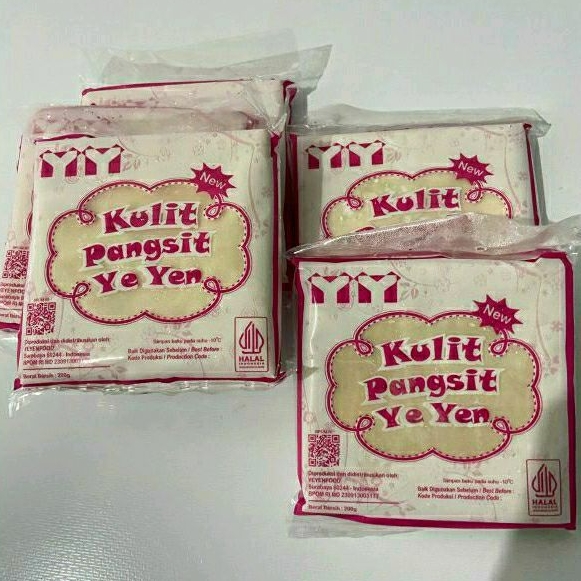 

YEYEN kulit pangsit, 200gr ukuran 10cmx10cm