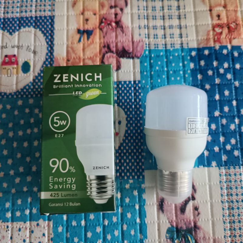 Lampu Zenich 5watt / Bohlam Zenich 5w