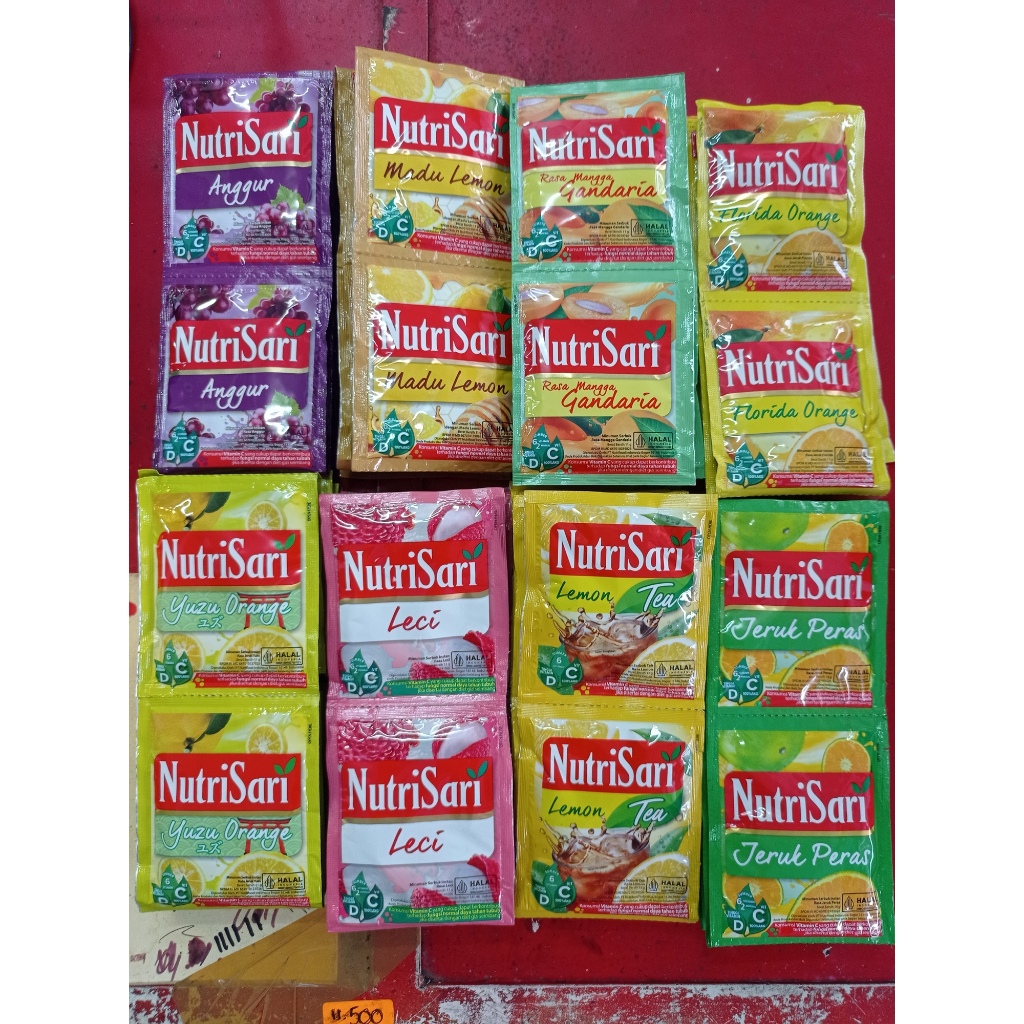

NUTRISARI ALL VARIAN RENCENG 14G (ISI 10 SACHET)