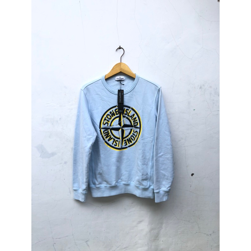 CREWNECK STONE ISLAND JUNIOR BIG LOGO