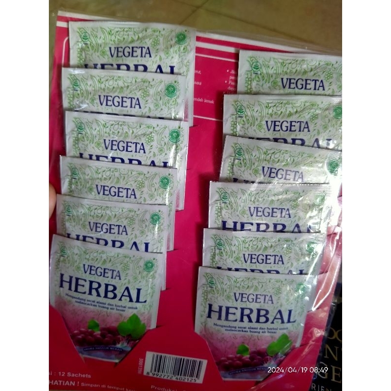 

VEGETA HERBAL 12 Sachets / paks