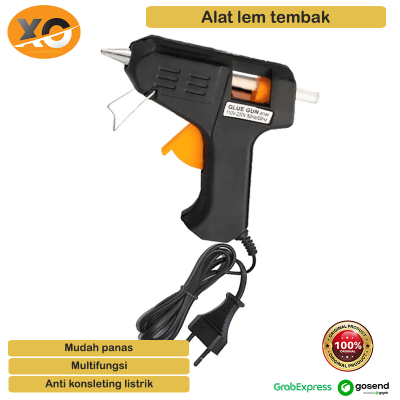 Alat Lem Tembak Glue Gun Alat Lem Tembak Besar Kecil Lem Tembak Bakar