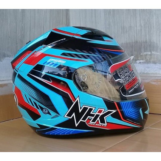 HELM NHK GP 1000 MOTIF PLASMA LIGH TOSCA BLACK GUN METAL / NHK GP1000 ORIGINAL