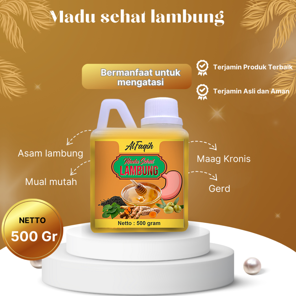 

Madu Sehat lambung Al Faqih 500 gr Madu Spesialis Asam Lambung dan Maag Kronis