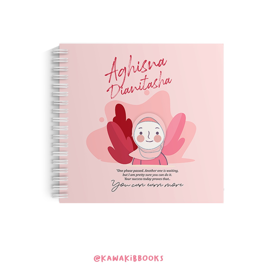 

Square Notebook Muslim/Muslimah Avatar | Isi 75 Lembar | Notebook Custom | Notebook Custom Nama | Notebook Custom | Soft Cover