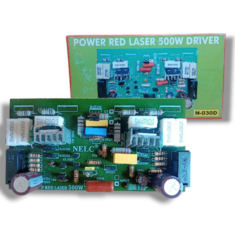 KIT DRIVER POWER RED LASER BLAZER 500 WATT MONO KIT AMPLI AMPLIFIER 500 W
