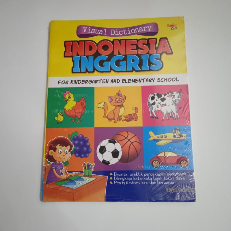 Visual Dictionary Indonesia Inggris For Kindergarten & Elementary School