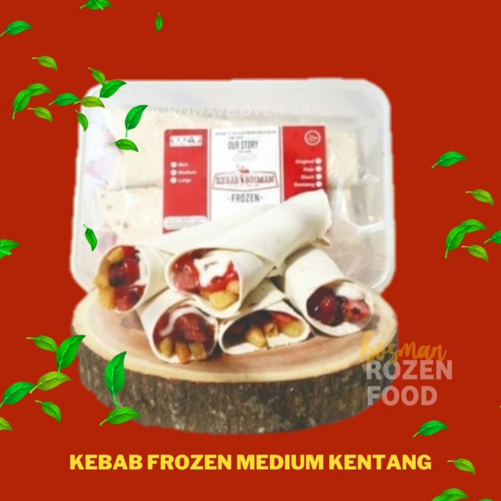 

KEBAB FROZEN MEDIUM KENTANG | KEBAB UKURAN MEDIUM | KEBAB ENAK & MURAH