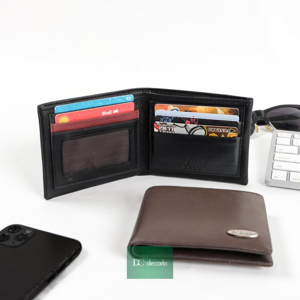 DECARLO DOMPET PRIA / DOMPET KULIT / DOMPET COWO / DOMPET LIPAT