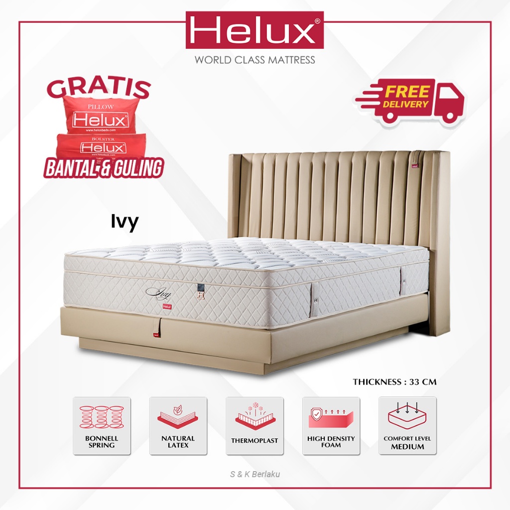 Springbed Type Ivy by Helux Beds - Fullset