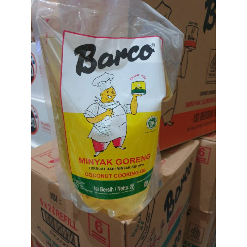 

Barco Minyak Goreng Kelapa Premium 2 Liter Kemasan Pouch