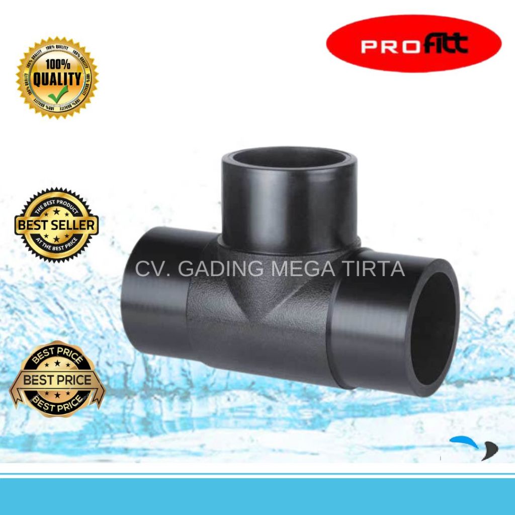 Butt Fusion Equal Tee Fitting HDPE 315mm
