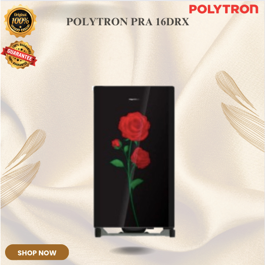 POLYTRON KULKAS 1 PINTU  PRA 16DRX 149 LITER/PRA-16DRX/PRA 16DRX/KULKAS 1 PINTU/KULKAS POLYTRON