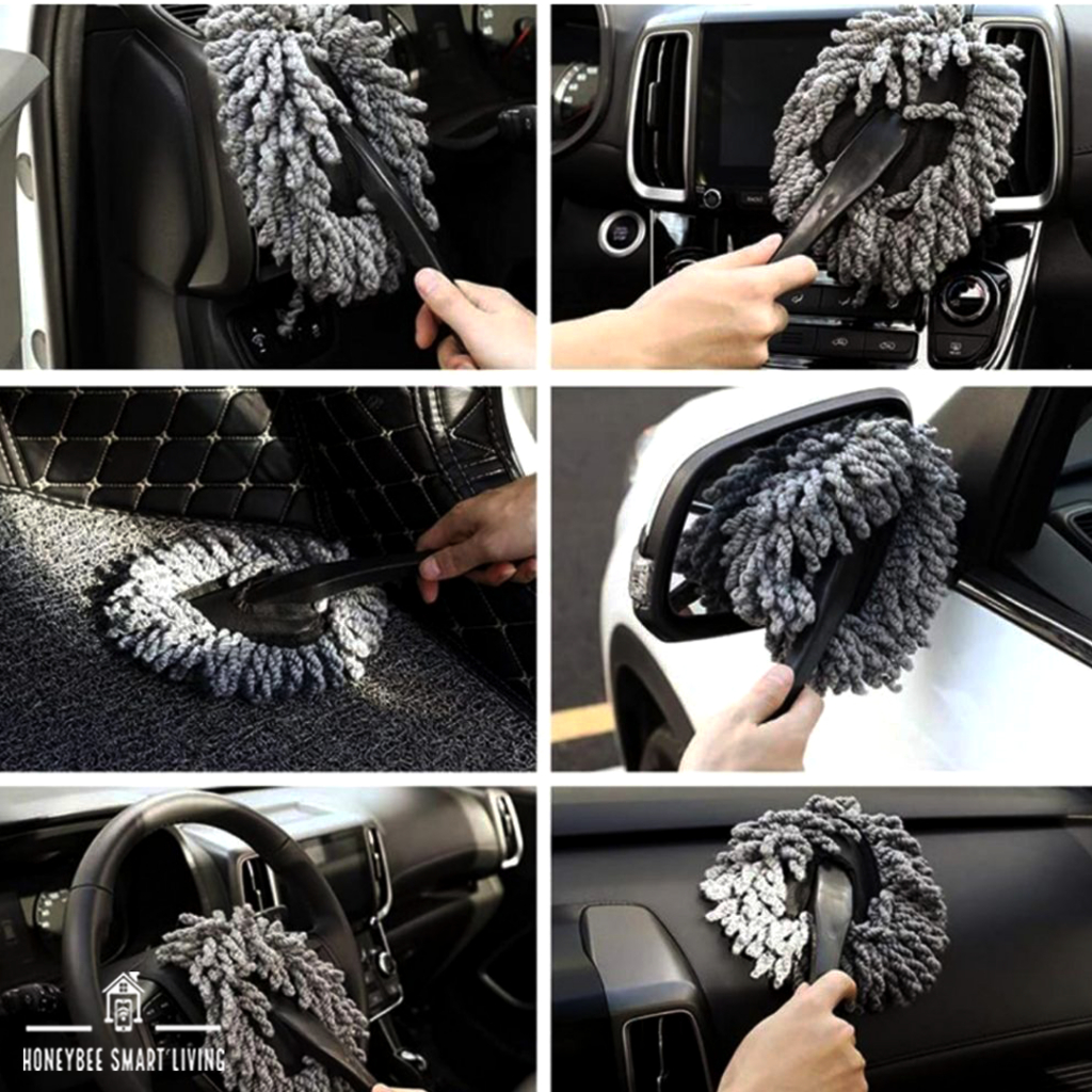 Kemoceng Kecil Mobil Pembersih Debu Microfiber Halus dan Lembut Car Mop Duster Wash