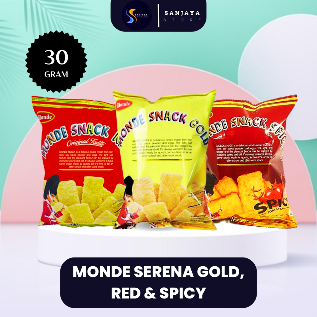 

Monde Serena Gold Mini, Monde Serena Red Mini dan Monde Serena Snack Spicy Mini 30gr