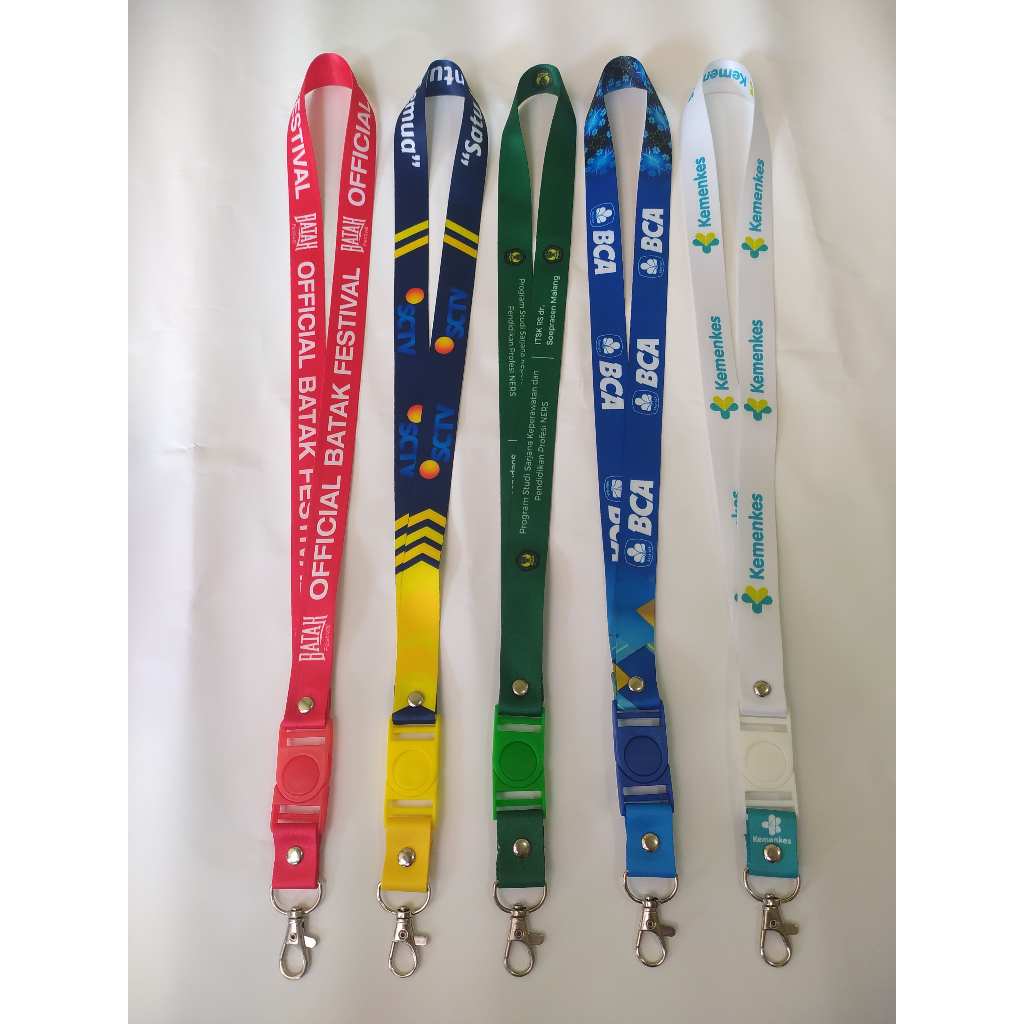 

TALI LANYARD 2CM CUSTOM Stopper Berwarna Full Color