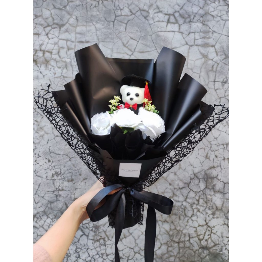 BUKET BUNGA WISUDA UNTUK COWOK / BUKET BUNGA WISUDA BATAM / BUKET BUNGA WISUDA MURAH / BUKET BUNGA W