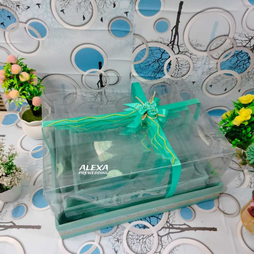 KOTAK PARCEL SESERAHAN HANTARAN PERNIKAHAN SET LENGKAP KADO PERNIKAHAN