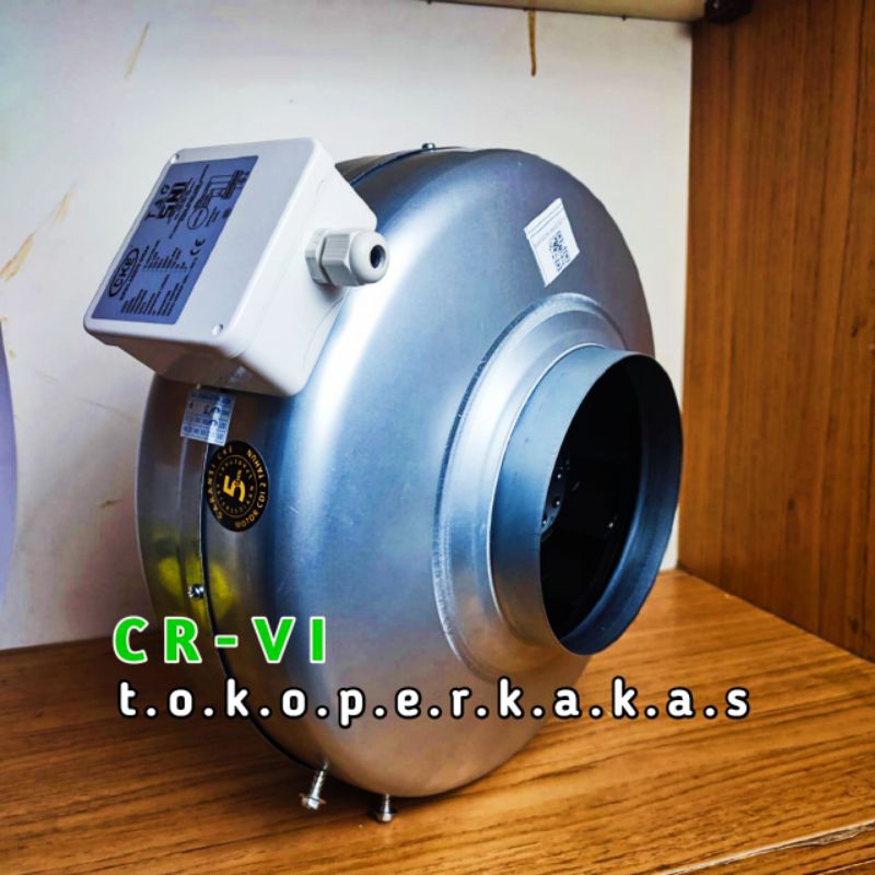 Blower Hisap 6 inch Centrifugal Blower Hisap CI-CDI 150 Duct Inline