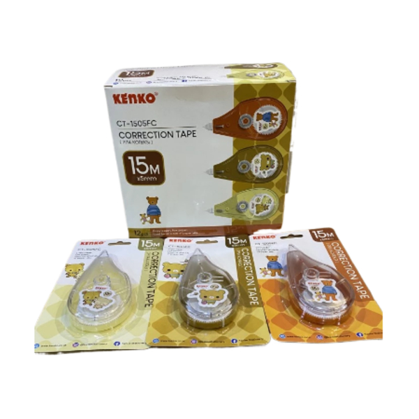 

[LUSIN] Tipex Correction Pen Tape Kertas - Kenko CT-1505FC MURAH