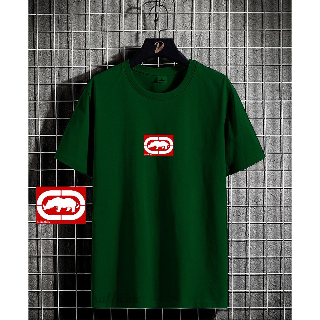 T-SHIRT ECKO PRIA WANITA UNISEX/BAJU OBLONG SABLON DTF TERBAIK