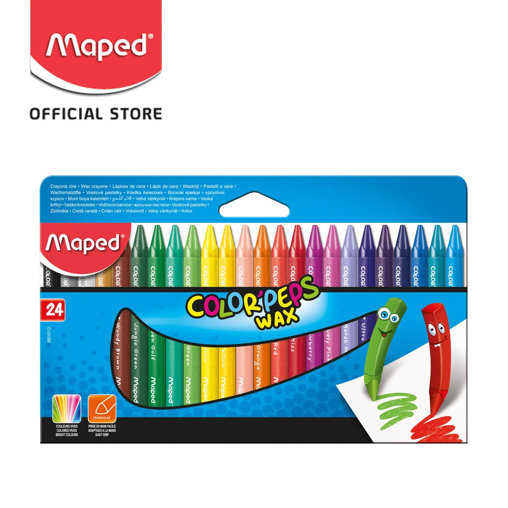 

Maped Wax Crayon 24' - Cardboard