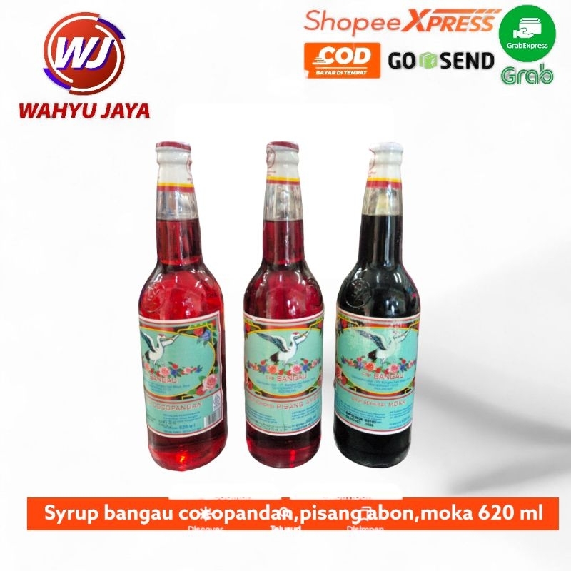 

Syrup bangau cocopandan,pisang abon,moka 620m