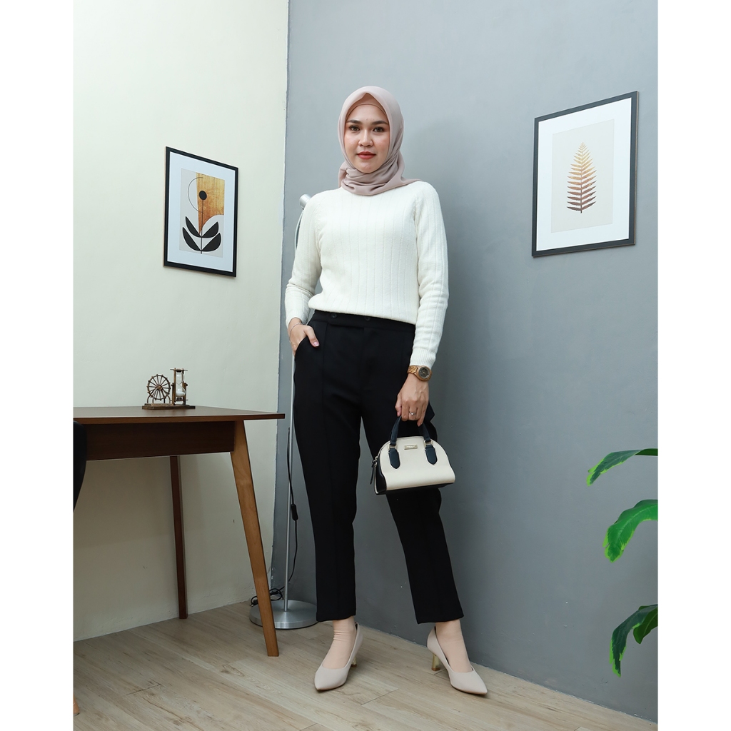 RIJEK MINOR MANHATTAN Pants - Celana Kerja by Hijab Mamah icis