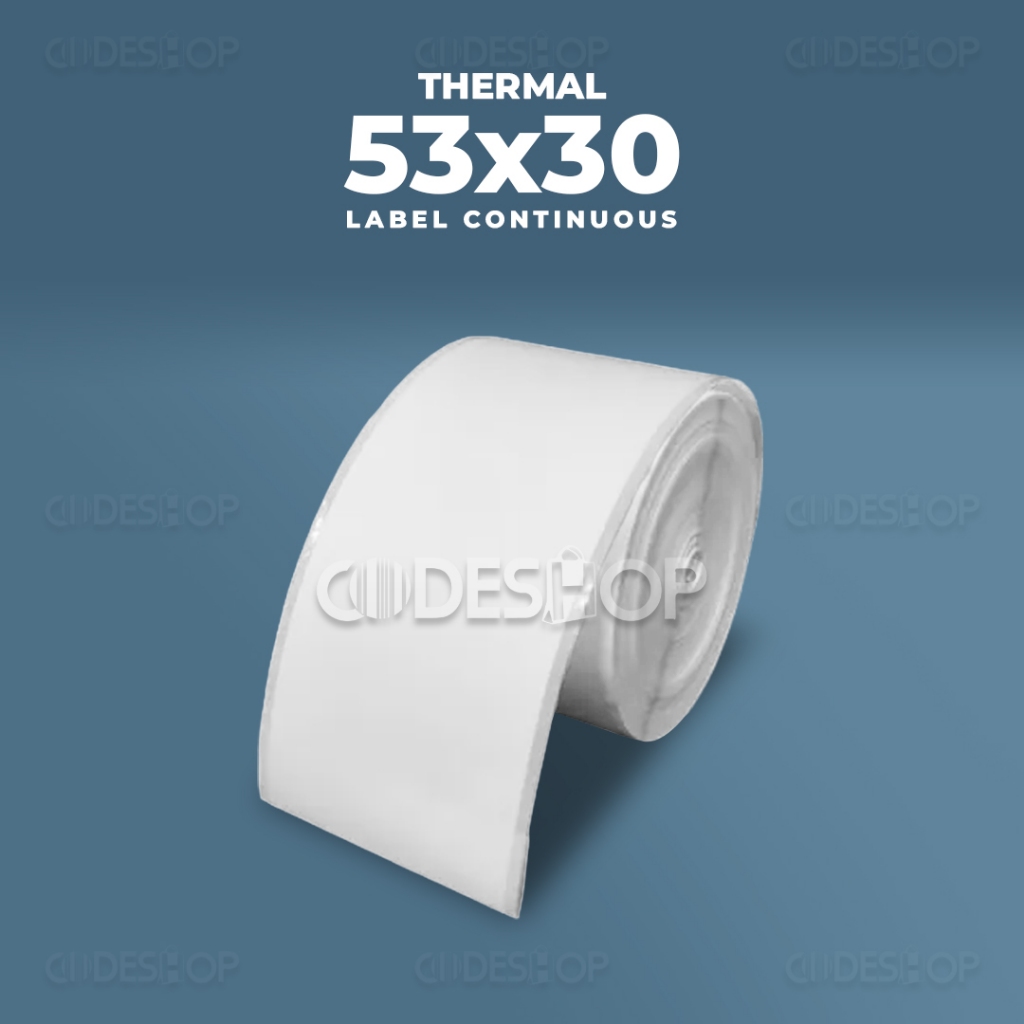 

Label Sticker Printer Thermal Continues 53x30mm / 58x30mm