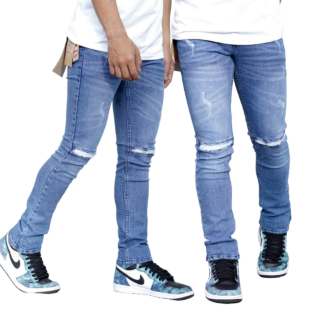 CELANA JEANS PRIA SOBEK KEREN PREMIUM CELANA PRIA SOBEK