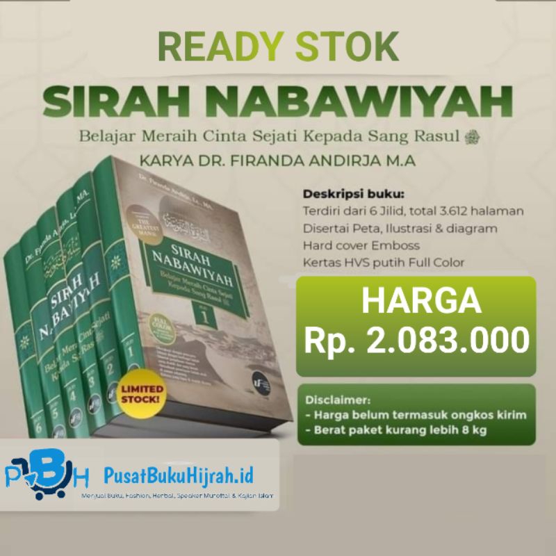 SIRAH NABAWIYAH USTADZ DR FIRANDA ANDIRJA UF OFFICE ORIGINAL