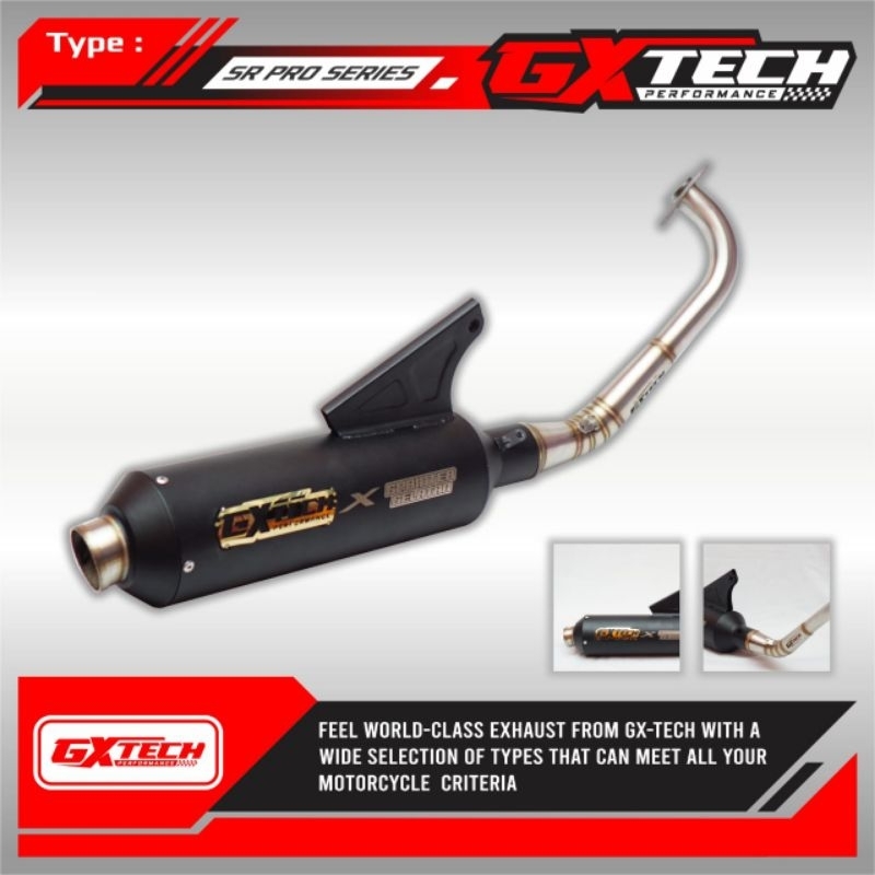 GX TECH PERFORMANCE SR PRO SERIES Black Coating Stainless Steel
