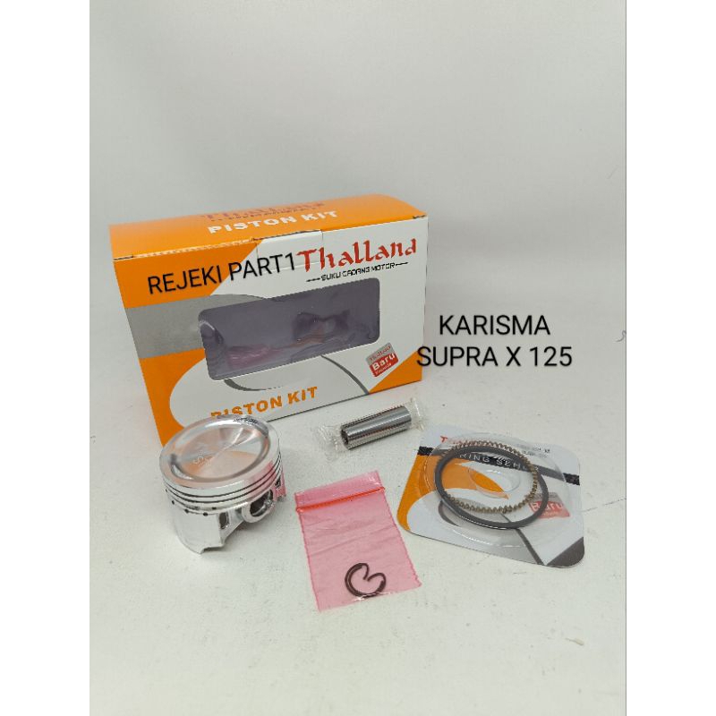 PISTON KIT KARISMA / KHARISMA / KPH / SUPRA X 125 PISTON KIT OS STD - 100 PEN PISTON RING PISTON KOM