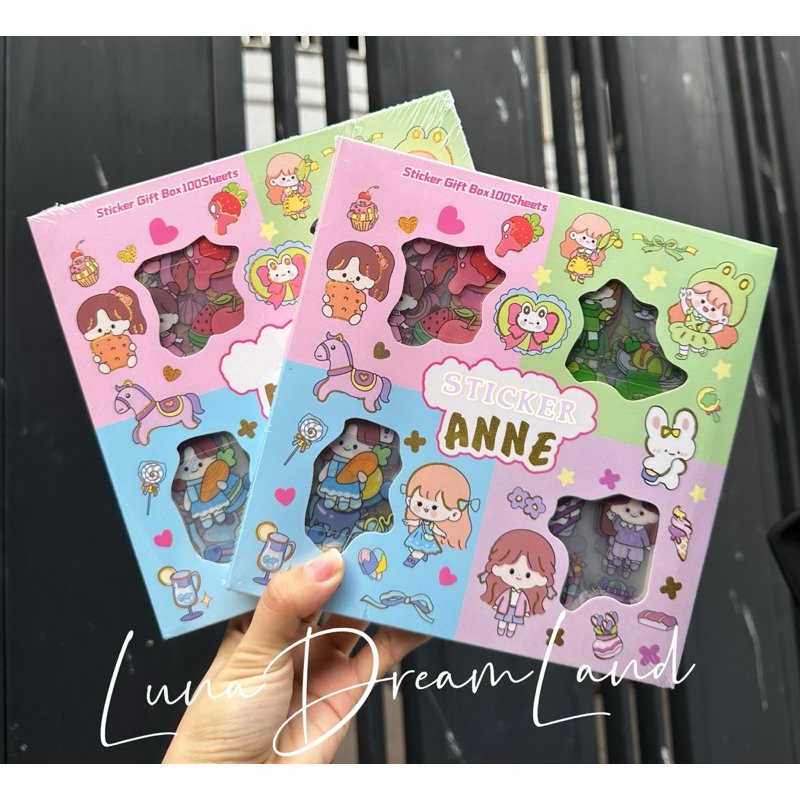 

Stiker Anne Rainbow Mix Warna 100 Lembar