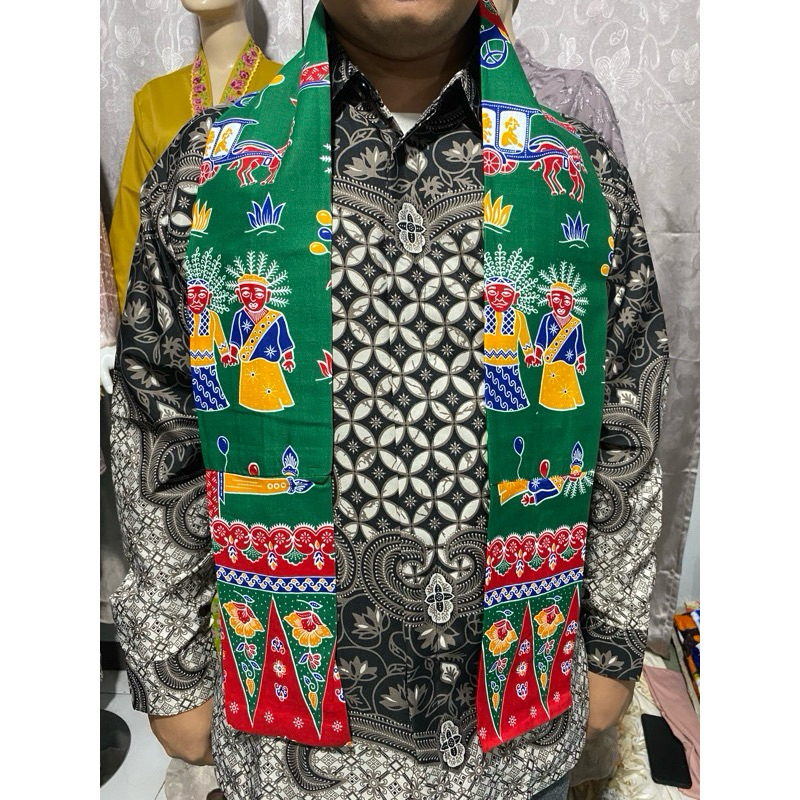 Cukin Betawi Ondel-Ondel / Cukin Slendang / Slendang Betawi / Slendang Cukin Betawi / Cukin Betawi