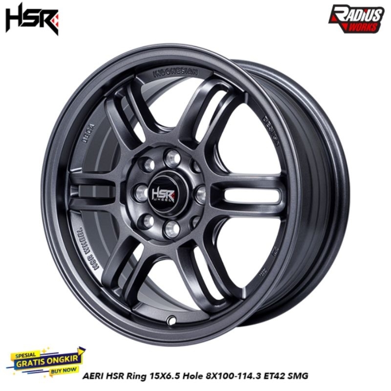 VELG MOBIL BRIO AGYA AVANZA JAZZ DLL HSR AERI R15 PCD 4X100 & 4X114,3 BUKAN RPF1