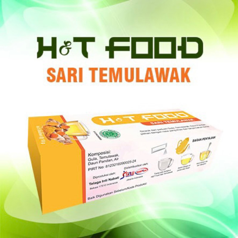 

SARI TEMULAWAK (5 sachets) / KRAM PERUT / GANGGUAN PENCERNAAN / DARAH KENTAL / KESEHATAN JANTUNG / ASAM LAMBUNG / MUAL / MULES / KEMBUNG / SNW