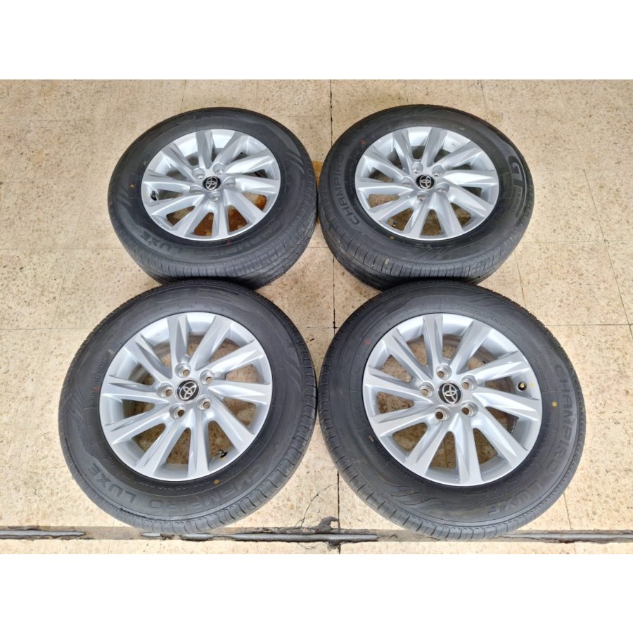 VELG MOBIL BEKAS OEM INNOVA ZENIX RING16 H5X114 + BAN 205 65 R16