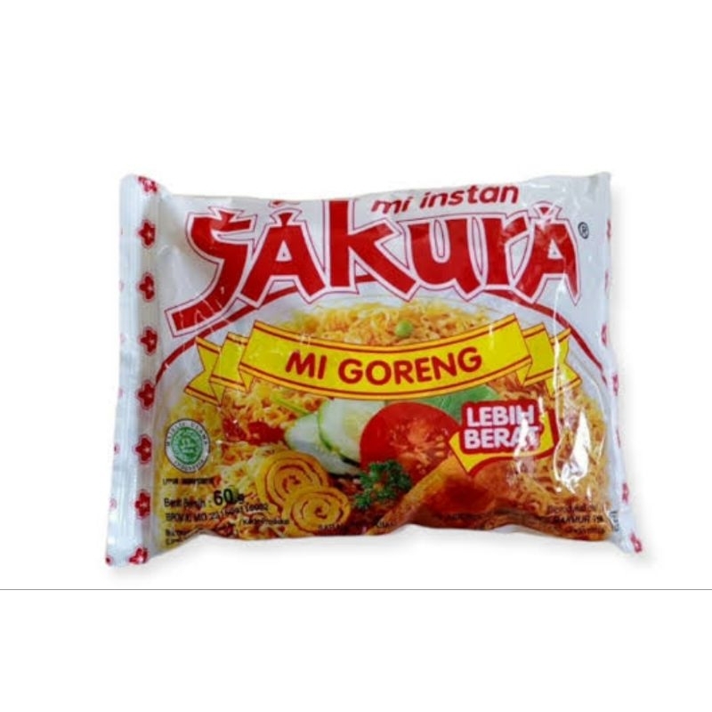 

MIE SAKURA GORENG MIE INSTANT 60 gr PROMO !!