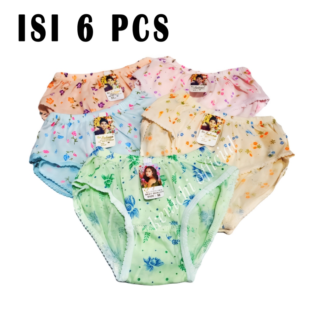 1 LUSIN CELANA DALAM WANITA LUSINAN DEWASA MOTIF UKURAN JUMBO  CELANA DALAM JUMBO CELANA DALAM MOTIF