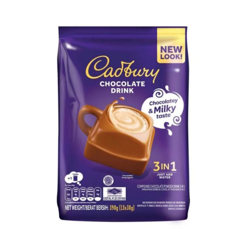 

Cadbury Hot Chocolate Drink 3in1 450gr / Minuman Coklat