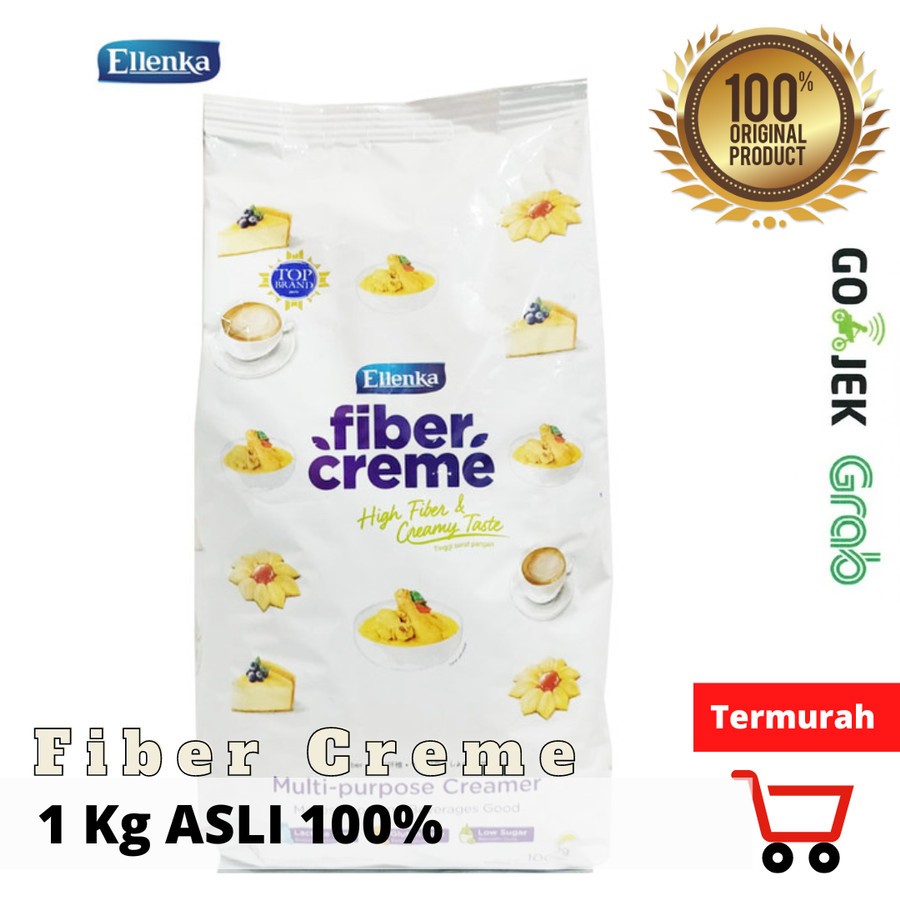 

Ellenka Fiber Creme 1kg Multipurpose Creamer ( Penganti susu&Santan)