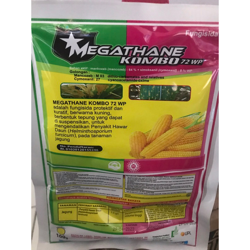 FUNGISIDA MEGATHANE kombo 72wp 2 bahan aktif