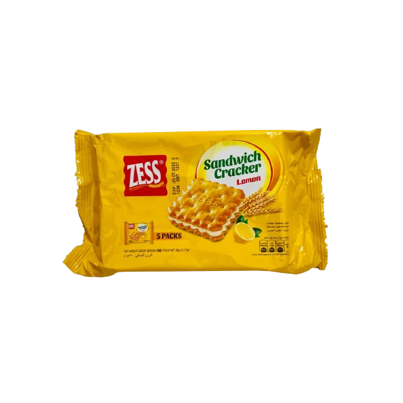 

Zess Cracker Sandwich Biskuit 90gr Coklat / Keju / Lemon Biscuits Lapis