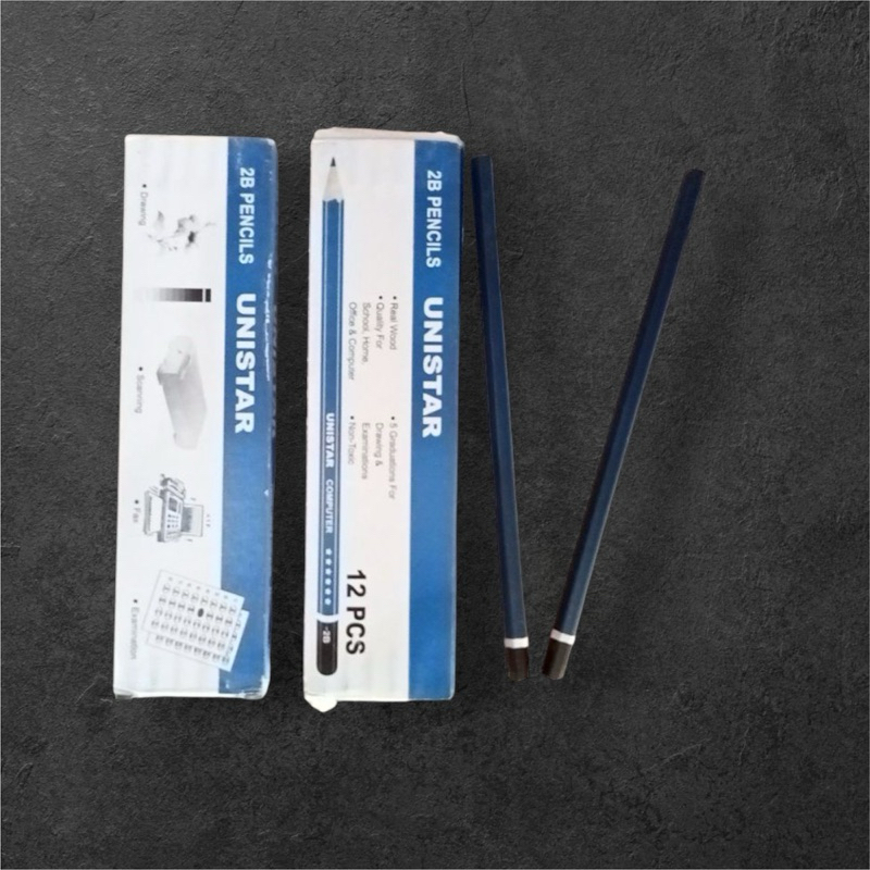 

Pensil 2B Unistar Isi 12 Pcs / Alat Tulis Untuk Ujian