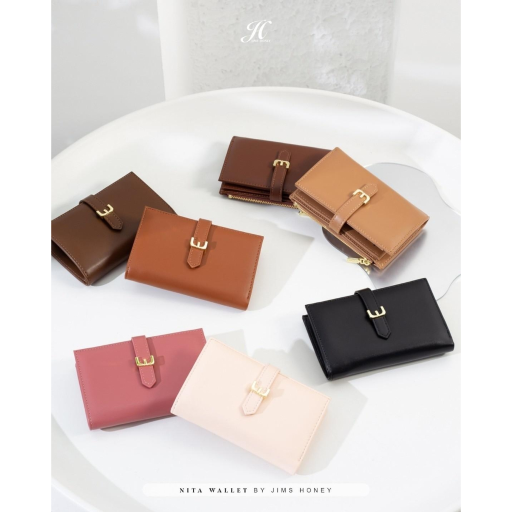JIMS HONEY NITA WALLET Dompet Kecil Lipat Wanita Cewek Fashion Jimshoney Casual Terbaru
