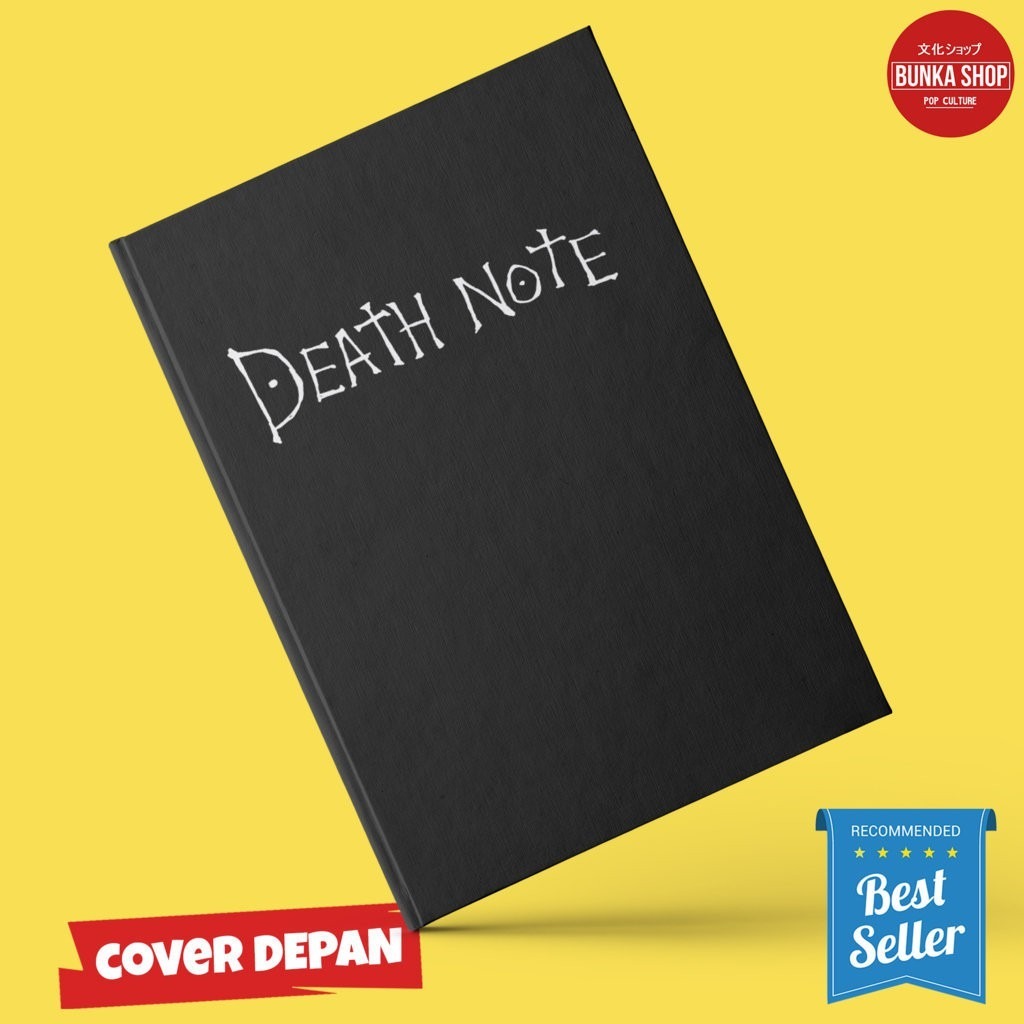 

HJK Notebook Hardcover A5 Anime Deathnote Agenda Jurnal Gift Couple