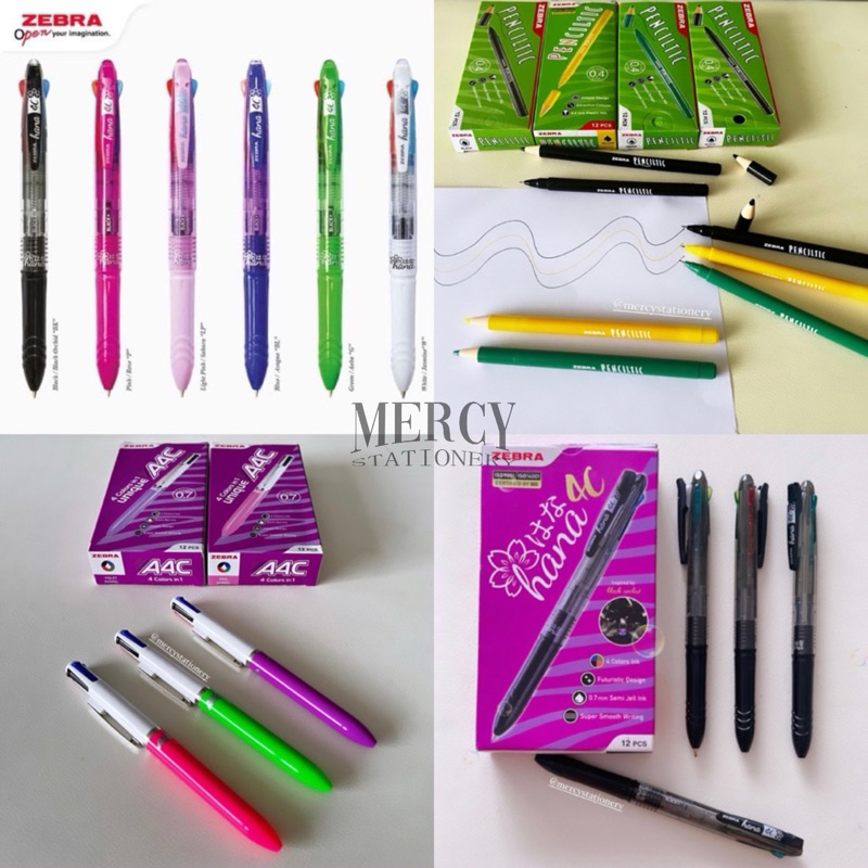 

Zebra Pen Hana 4 Warna A4C 4 - Penciltic
